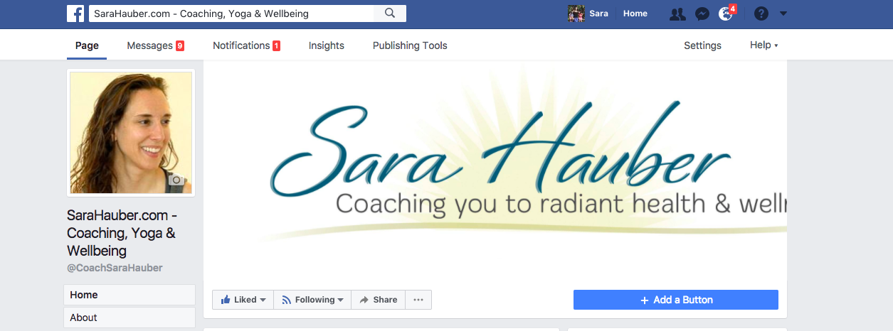 Like Sara Hauber's Facebook Page