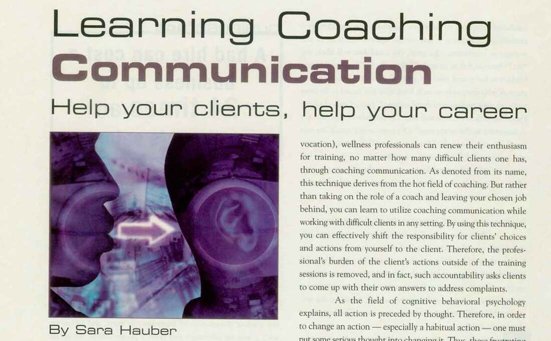 Sara Hauber teaches coaching communication