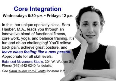 Sara Hauber core integration workout