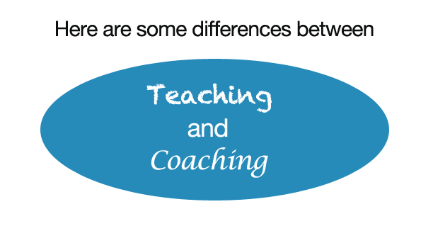 Differences between teaching and coaching